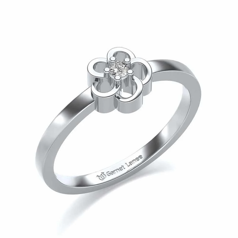 Aliaa Silver Ring original imagery from Gemlay