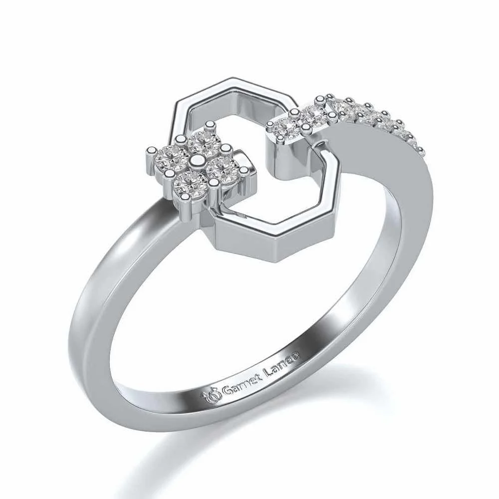 Anya Silver Ring original imagery from Gemlay