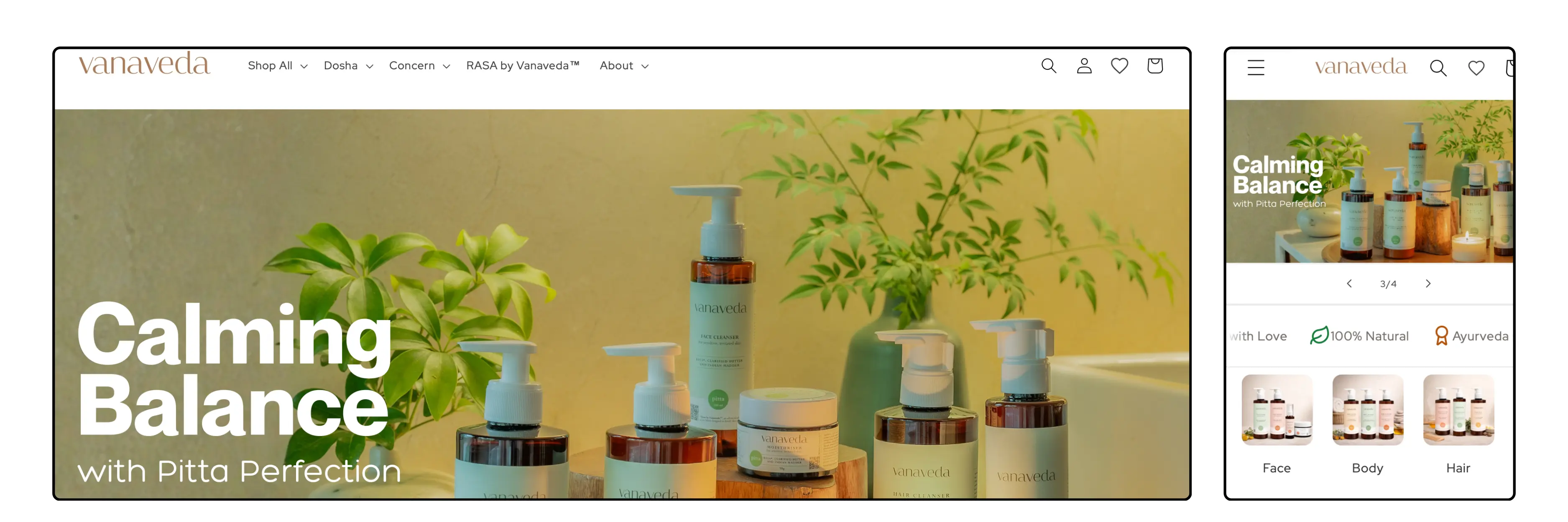  Vanaveda Website  screenshot